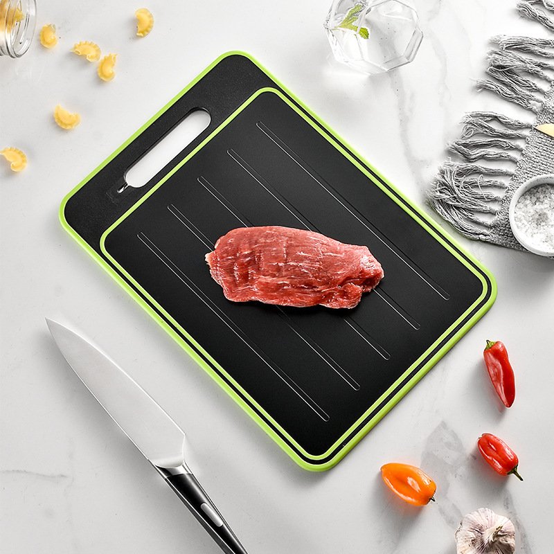 Double-side Cutting Board With Defrosting Function Chopping Board Kitchen Grinding Cutting Board With Knife Sharpener Double-side Cutting Board With Defrosting Function Chopping Board Kitchen Grinding Cutting Board With Knife Sharpener - Image 2