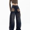 Spring New Niche Design Contrast Color Jeans Women - Image 6