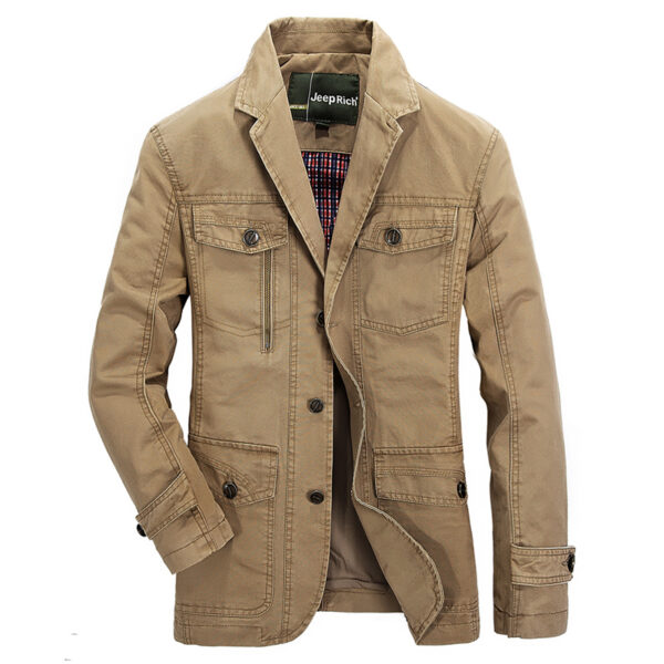 Leisure Suit Men's Clothing Cotton Jacket - Image 2