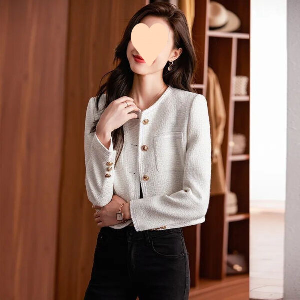 Short Black Kafuu Coat Women's Suit - Image 3