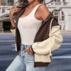 Polar Fleece Zipper Cardigan Outerwear - Image 5