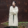 Vertical Plaid Women's Cotton-padded Robe - Image 3
