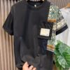 Men's T-shirt Summer New Work Clothes Style Color Matching Top - Image 4