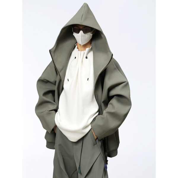 Maillard Niche Wide Hooded Jacket Jacket - Image 2