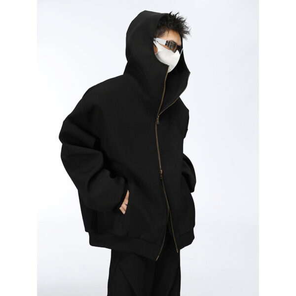 Maillard Niche Wide Hooded Jacket Jacket - Image 4