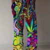 Digital Printing Casual Elastic Pants Men - Image 2
