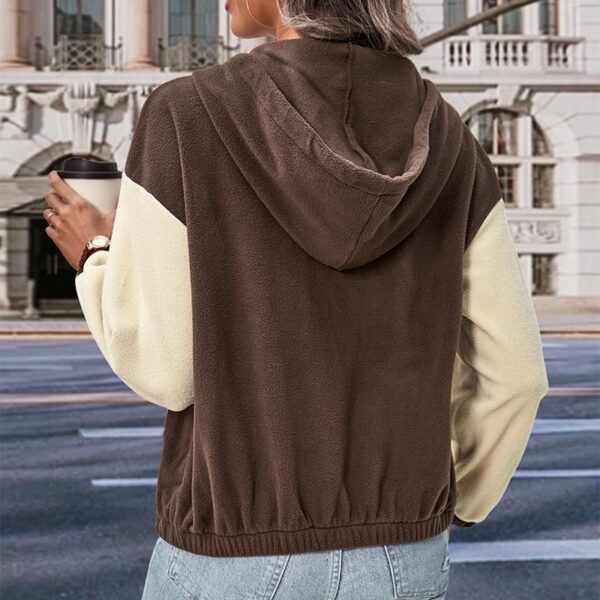 Polar Fleece Zipper Cardigan Outerwear - Image 4