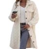 Fashion Plush Casual Long Coat For Women - Image 3