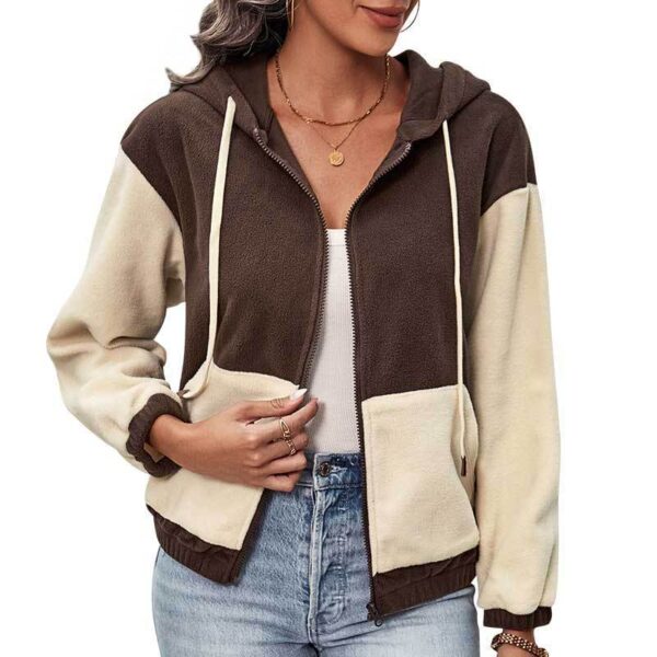 Polar Fleece Zipper Cardigan Outerwear - Image 6