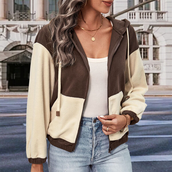 Polar Fleece Zipper Cardigan Outerwear - Image 2