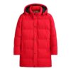Men's Plus Size Thickened Thermal Long Pure Color Cotton Clothing Coat - Image 2