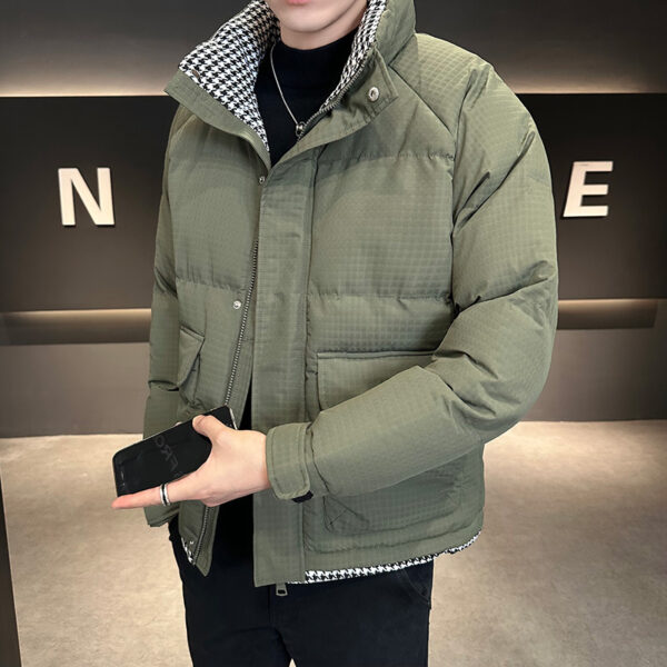 Cotton Jacket Thickening Stand Collar Bread Coat Leisure Warm - Image 4