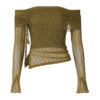 Women's Off-shoulder Long-sleeved Sweater Top - Image 5