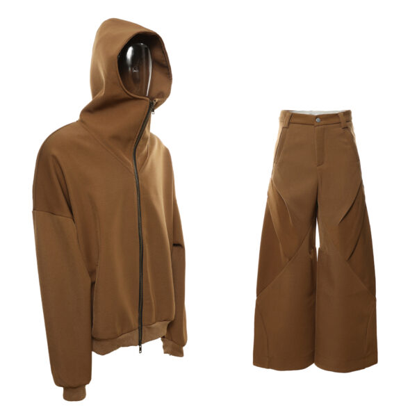 Maillard Niche Wide Hooded Jacket Jacket - Image 3