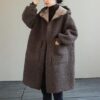 European And American Plus Size Loose Lamb Wool Younger Hoodie Padded Coat Women - Image 6