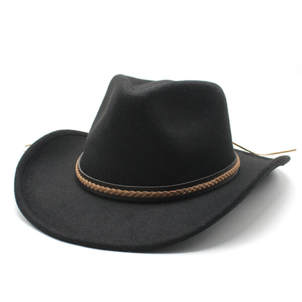 Men's And Women's Felt Fedora Hat - Image 6