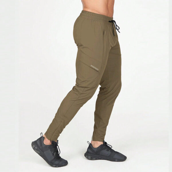Men's Summer Sports Outdoor Cycling Running Workout Elastic Quick-drying Track Pants - Image 6