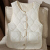 Lamb Wool Double-sided Thermal Vest Fashion Waistcoat Jacket - Image 6