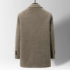 Fashion Men's Woolen Gold Mink Velvet Coat - Image 3