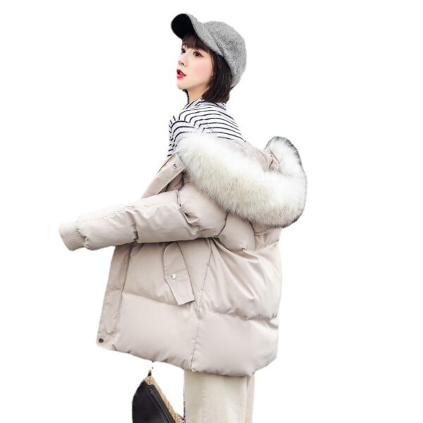 Foreign Trade Elegant Winter Korean Style Slim Fit All-matching Cotton-padded Clothes For Women - Image 5