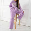 Women's Fashion Casual Printed Top Pants Set - Image 5