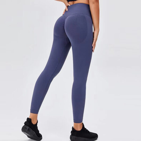 Seamless Leggings Yoga Pants Tummy Control Workout Running Yoga Leggings For Women - Image 6