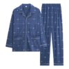Spring And Autumn Loose Men's Pajamas Suit - Image 8