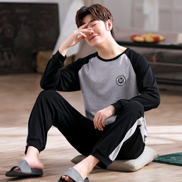 Men's Springsummer Thin Casual Pure Plus Size Middle Aged Homewear - Image 5