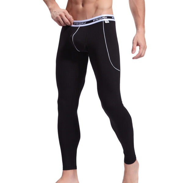 Men's Thin Viscose Soft Fabric Slim-fit Stretch Long Johns - Image 4