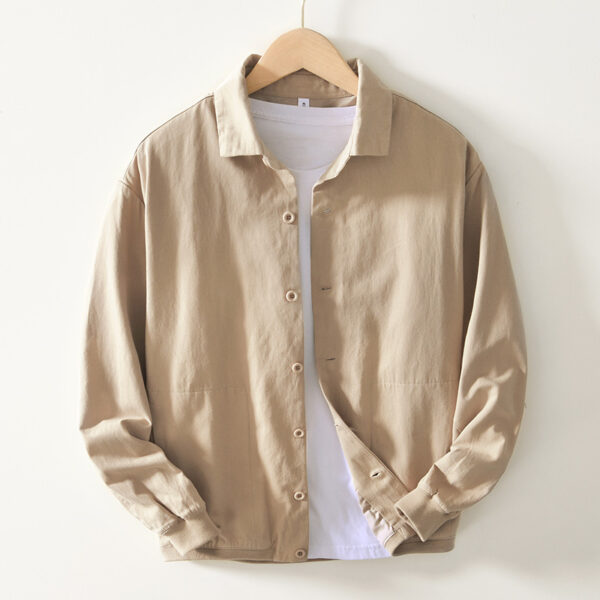 Retro Loose Casual Pocket Baseball Uniform - Image 2