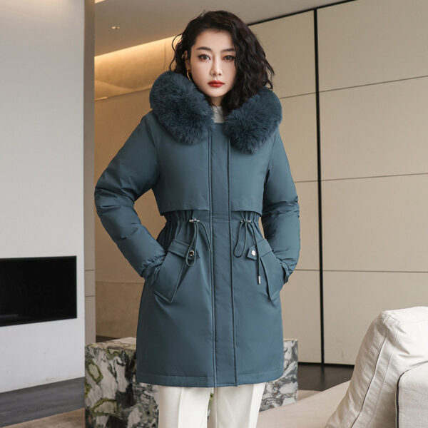 Korean Style Small Waist Down Coat - Image 3