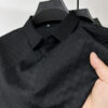 High-end Elegant Ice Silk Short Sleeve T-shirt Men's Lapel Summer Plaid Polo Shirt - Image 3