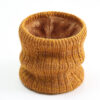 Twist Wide Striped Fleece-lined Knitting Scarf For Men - Image 9