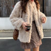 Faux Lamb Fur Coat Slimming Top - Image 5