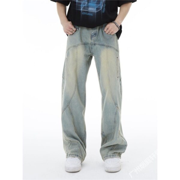 Women's Retro Straight American-style Wide-leg Jeans - Image 3