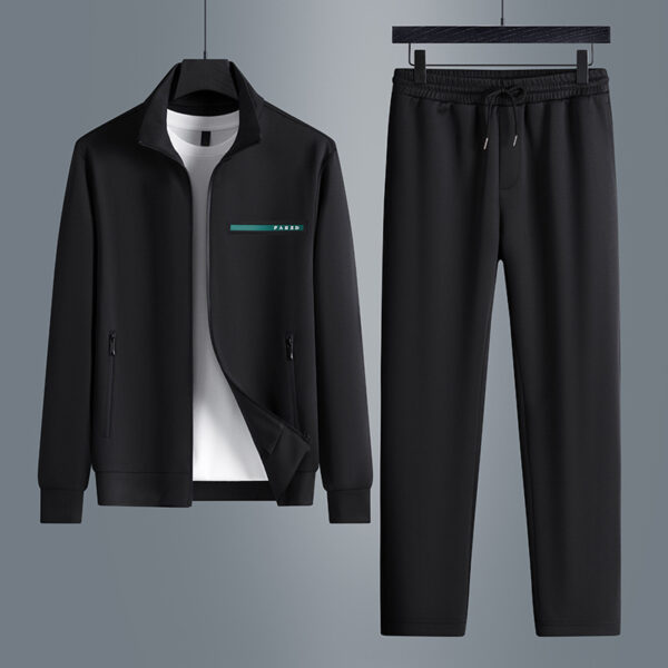 High-end Two-piece Long-sleeved Casual Sports Suit Men - Image 2