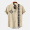 Summer Men's Breathable Four-sided Stretch Short Sleeve - Image 5