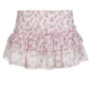 Fragmented Lace And Lace Patchwork Low Waisted Chiffon Skirt