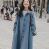 Medium length woolen jacket for women - Image 4