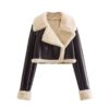 Women's Short Lapel Long Sleeve Slim Fashion Personality Jacket Jacket - Image 5
