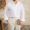 Striped Long Sleeved Shirt Slim Fit Shirt For Men - Image 4
