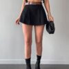 Women's Fashion Solid Color High Waist Skirt - Image 5