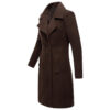 Long Woolen Women's Coat Indoor And Outdoor Casual Jacket Double Breasted - Image 5