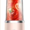 6blade Portable Blender Mini Juicer Cup Extractor Smoothie USB Charging Fruit Squeezer Blender Food Mixer Ice Crusher Portable Juicer Machine - Image 2