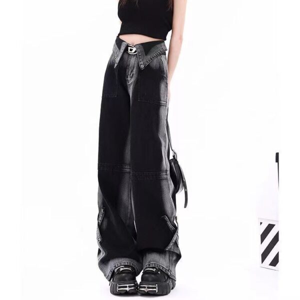 Women's High Street Flanging Jeans Autumn - Image 2