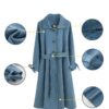 Medium length woolen jacket for women - Image 5
