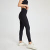 Rib Yoga Pants Women's High Waist Hip Lift Stretch - Image 2