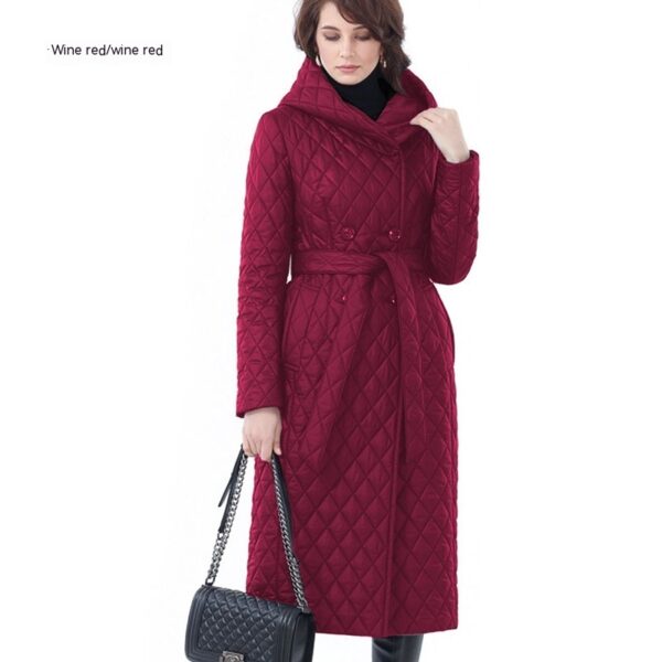 Winter Clothing Coat Hooded Padded Cotton Coat Lightweight - Image 4