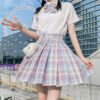 Student Jk Plaid Skirt Preppy Style Skirt - Image 10