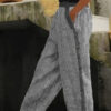 Women's 3D Digital Printing Exquisite Linen Casual Trousers - Image 2